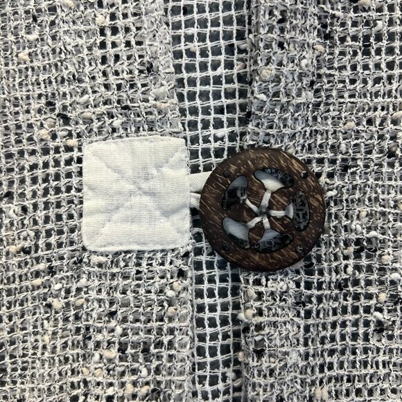 1X Gypsy‎ Boho Hippie Open Front Open Weave Jacket from Mirror Image Women's - Picture 8 of 11